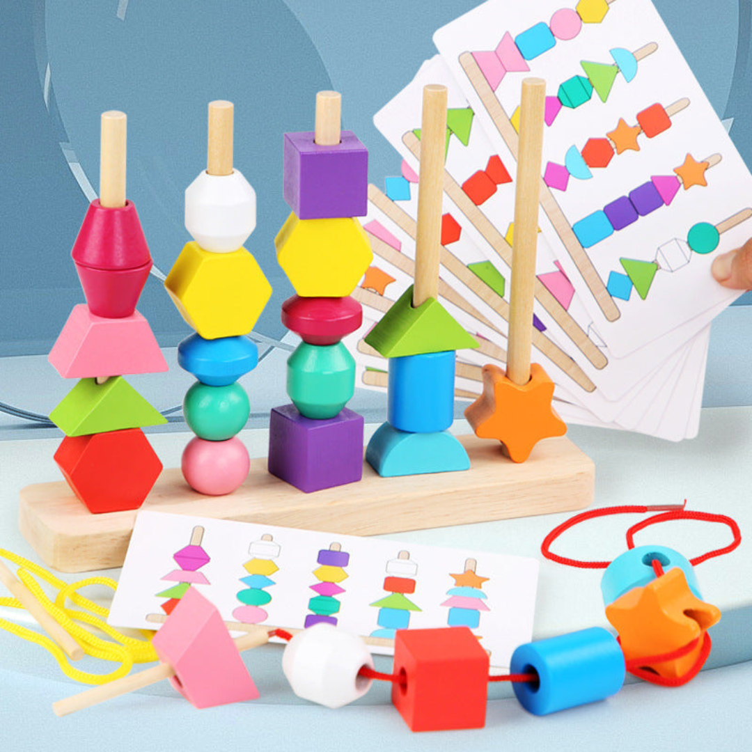 Montessori Shapes and Colors Game