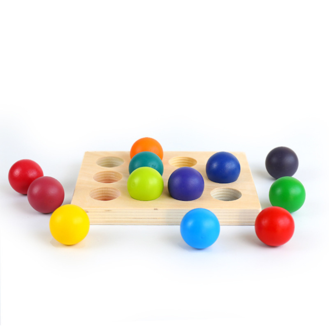 Montessori Rainbow Sorting Games