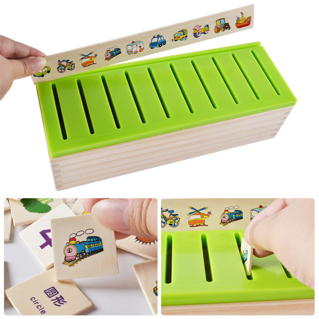 Montessori Wooden Sorting Box