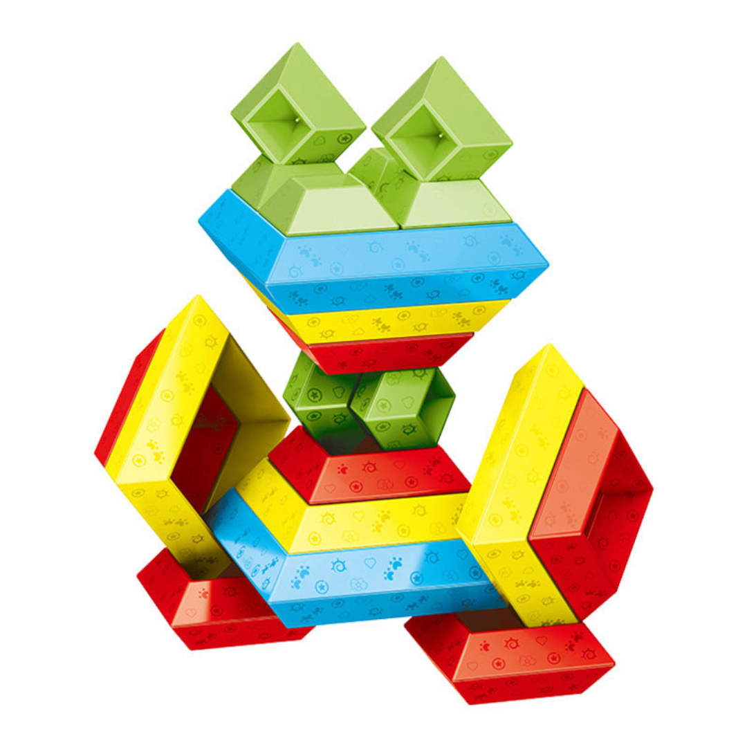 Montessori Pyramid Building Block Toy