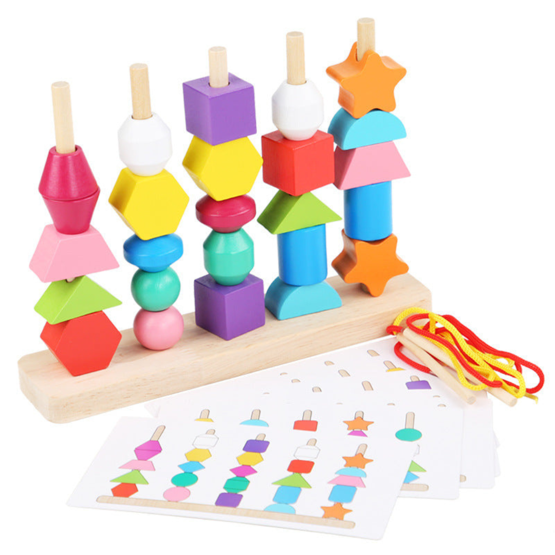 Montessori Shapes and Colors Game