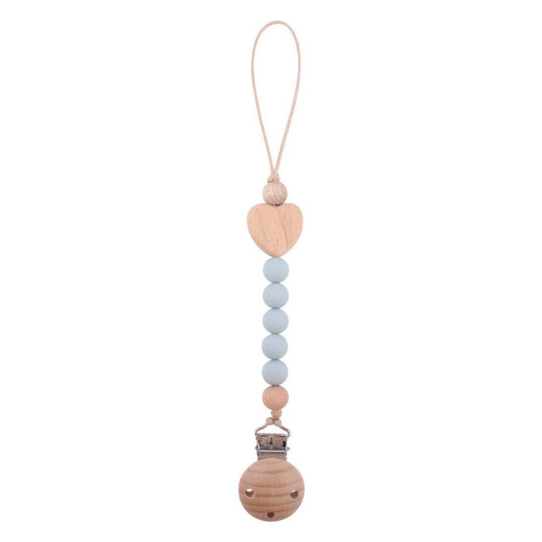 Wooden Baby Pacifier Chain