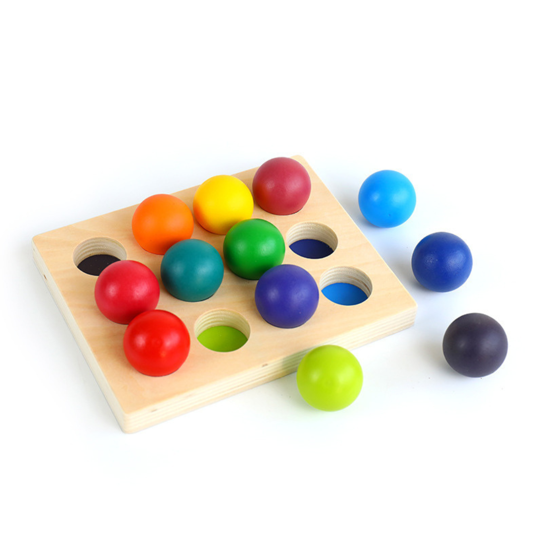 Montessori Rainbow Sorting Games