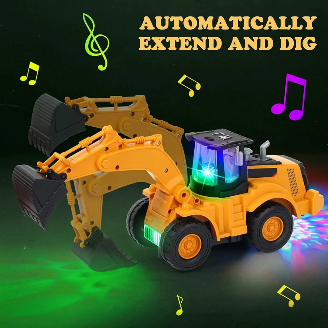 Dancing Music Excavator Toy