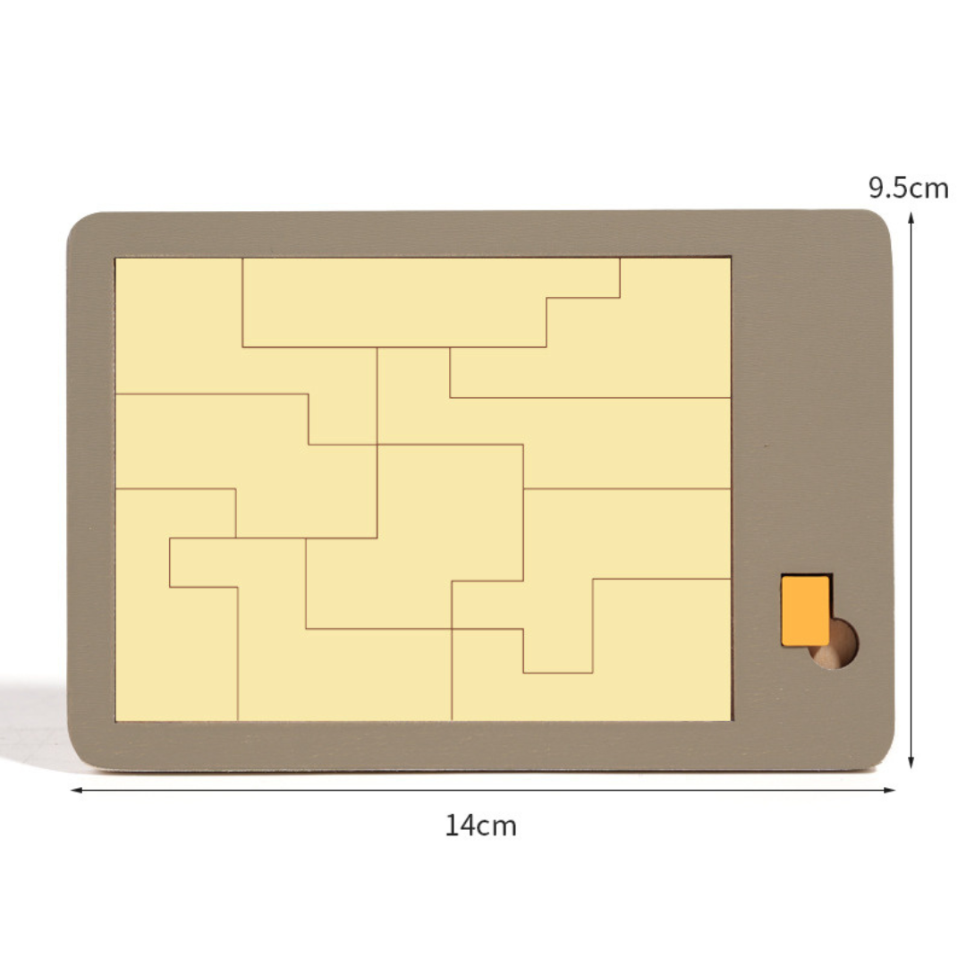Wooden Tangram puzzle game