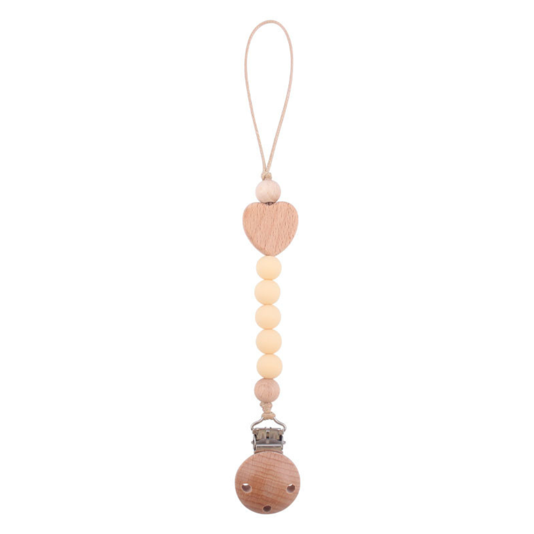 Wooden Baby Pacifier Chain