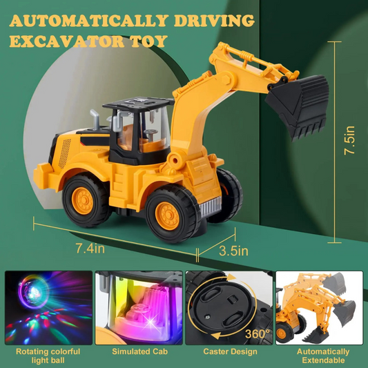 Dancing Music Excavator Toy