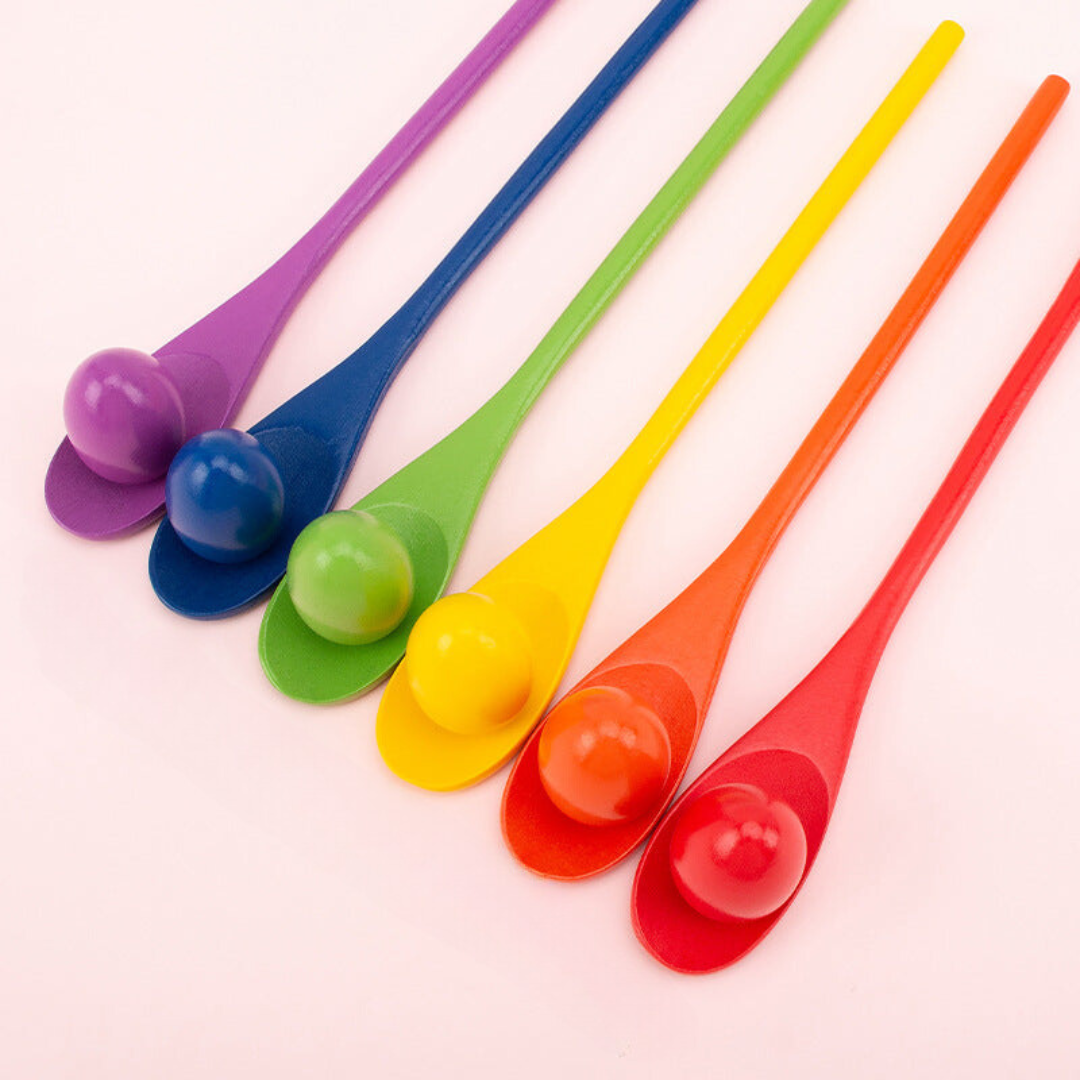 Montessori Wooden Color Spoons