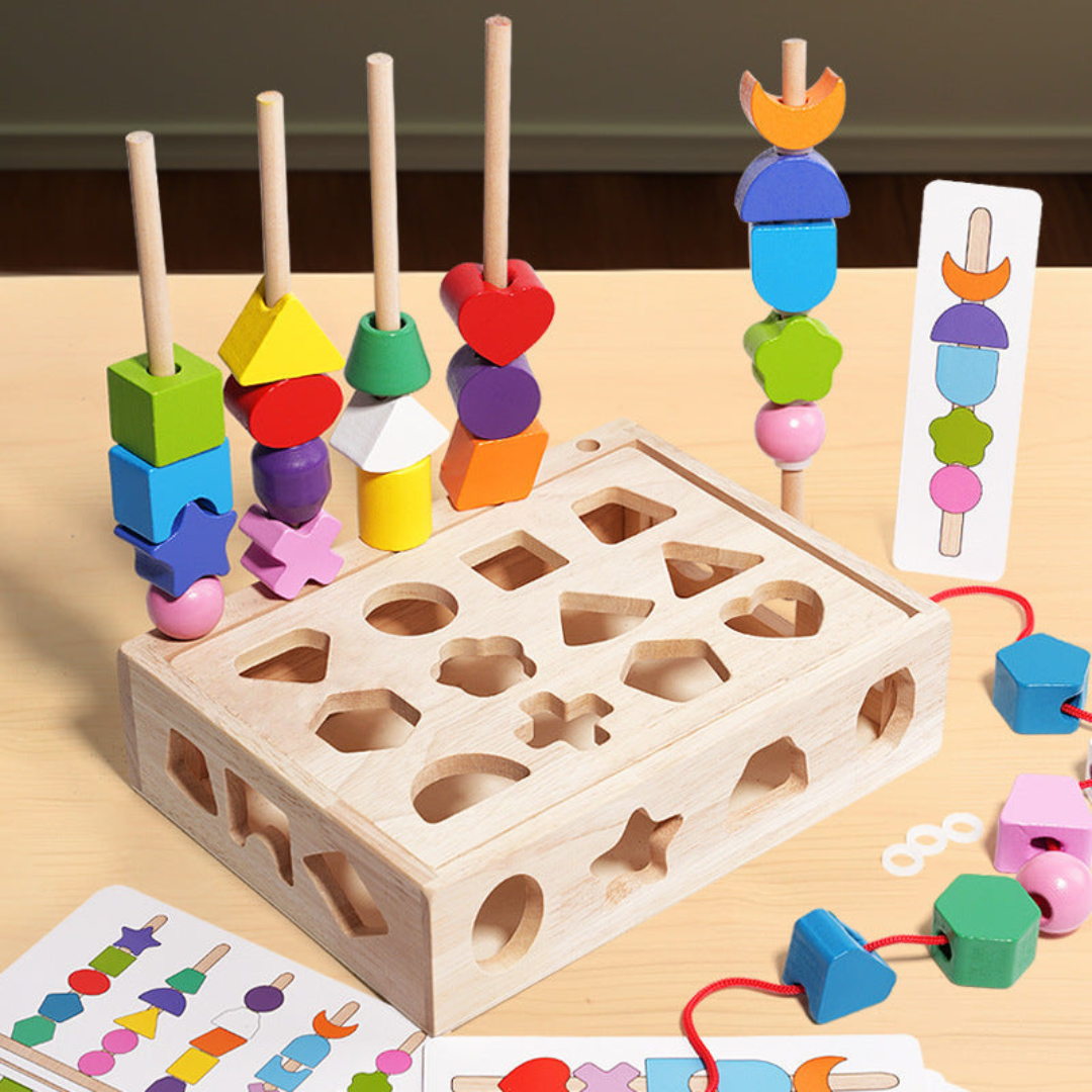 Montessori Shapes and Colors Game