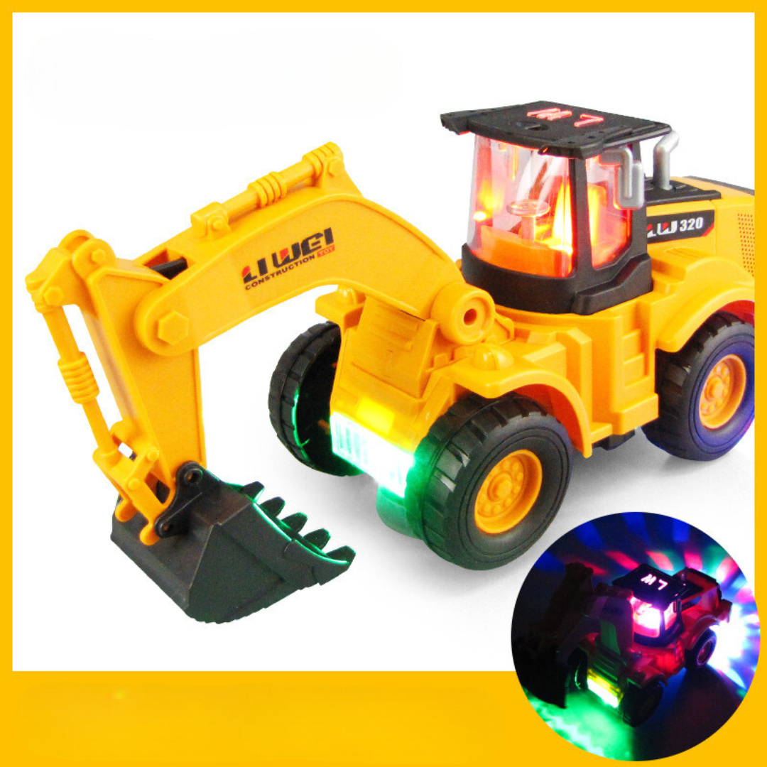 Dancing Music Excavator Toy