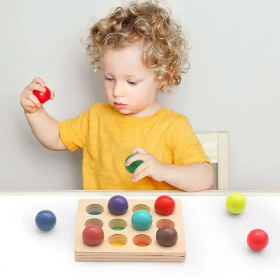 Montessori Rainbow Sorting Games