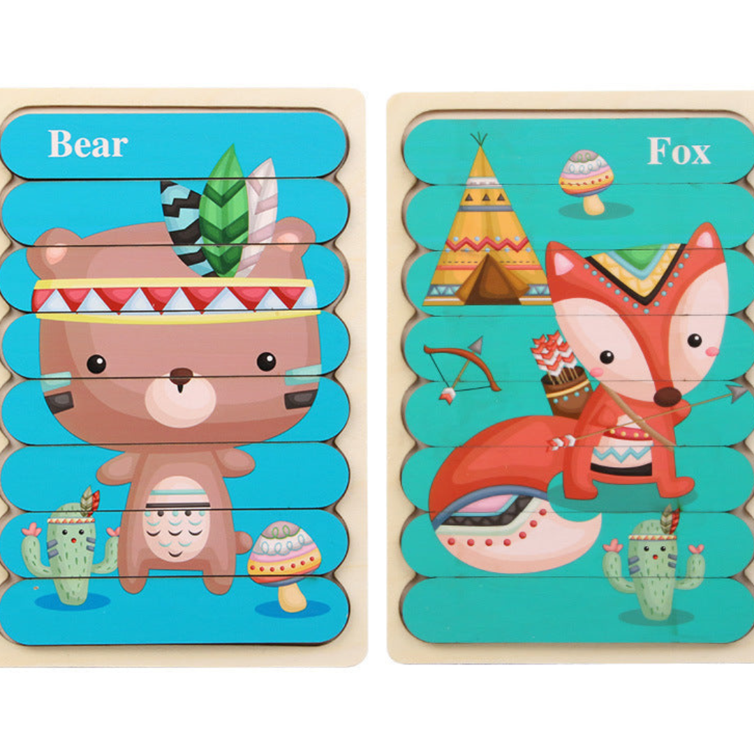 Montessori Wooden Puzzle