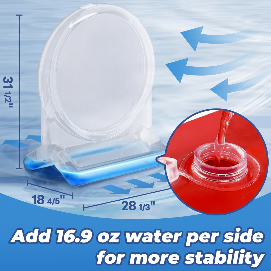 Inflatable Water Target Game with Darts – Outdoor Throwing Game for the Garden