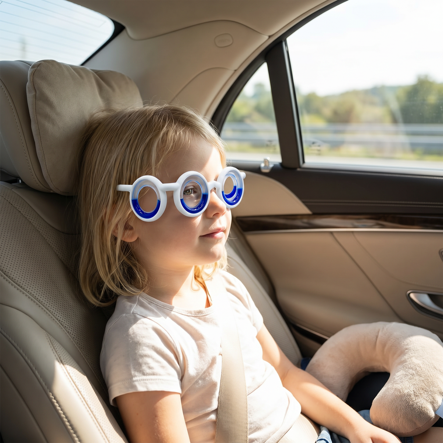 Kids Motion Sickness Glasses – Ultra-Light Relief for Travel Nausea