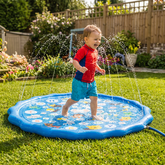 Inflatable Kids Splash Pad with Sprinkler – Outdoor Water Play Mat for Garden & Beach