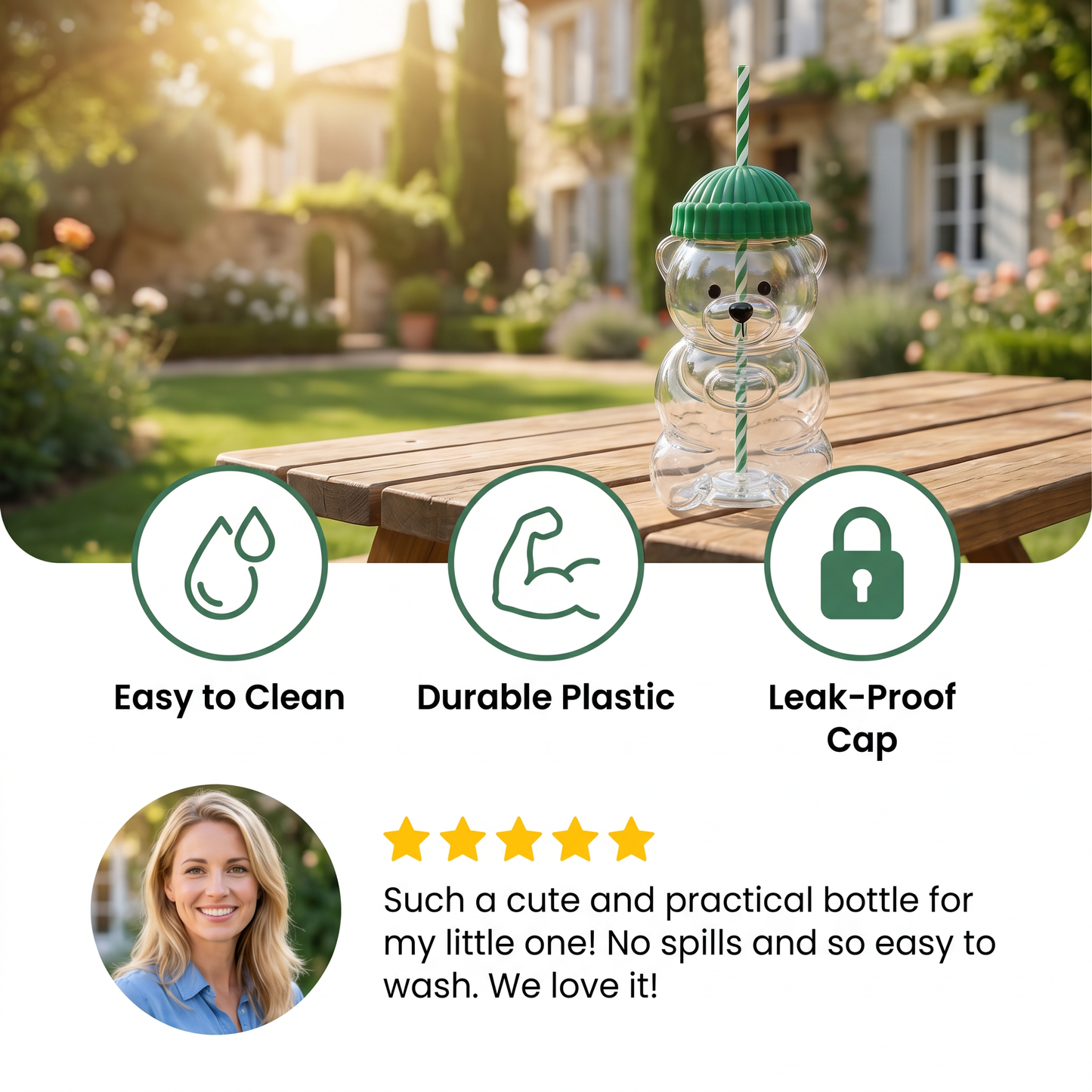 HoneyBear Kids Drinking Bottle