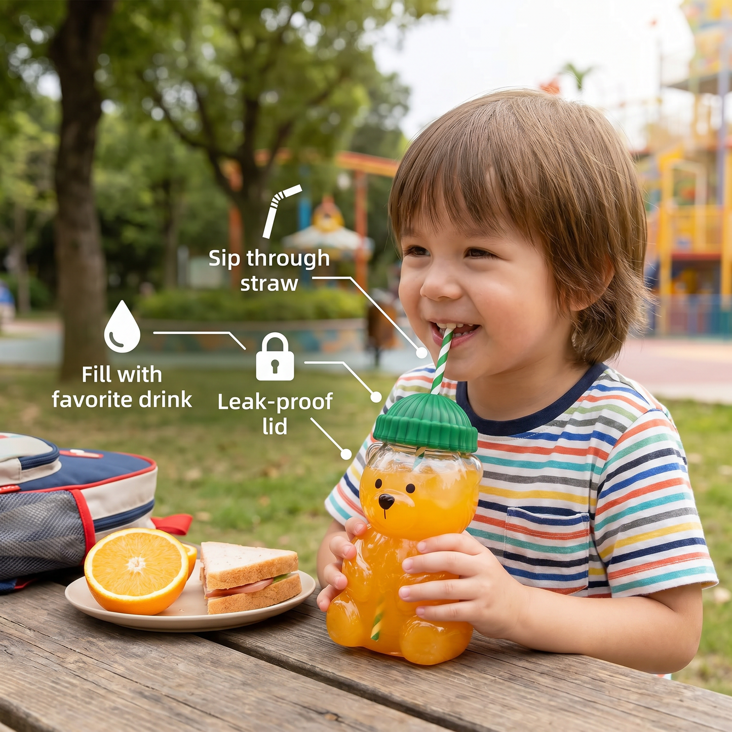 HoneyBear Kids Drinking Bottle
