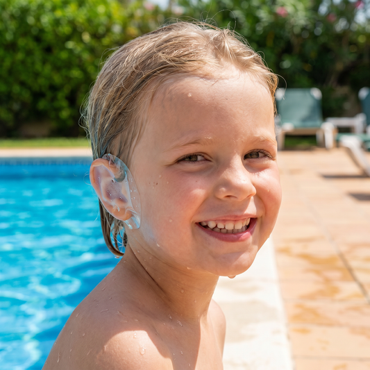 Waterproof ear protection film for children