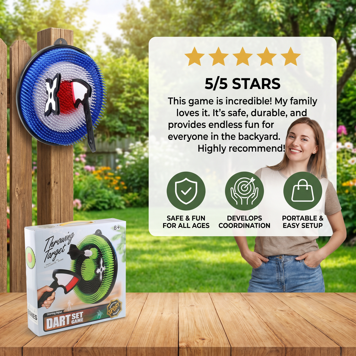 Backyard Axe Throwing Game