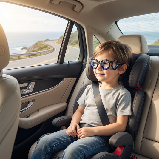 Kids Motion Sickness Glasses – Ultra-Light Relief for Travel Nausea
