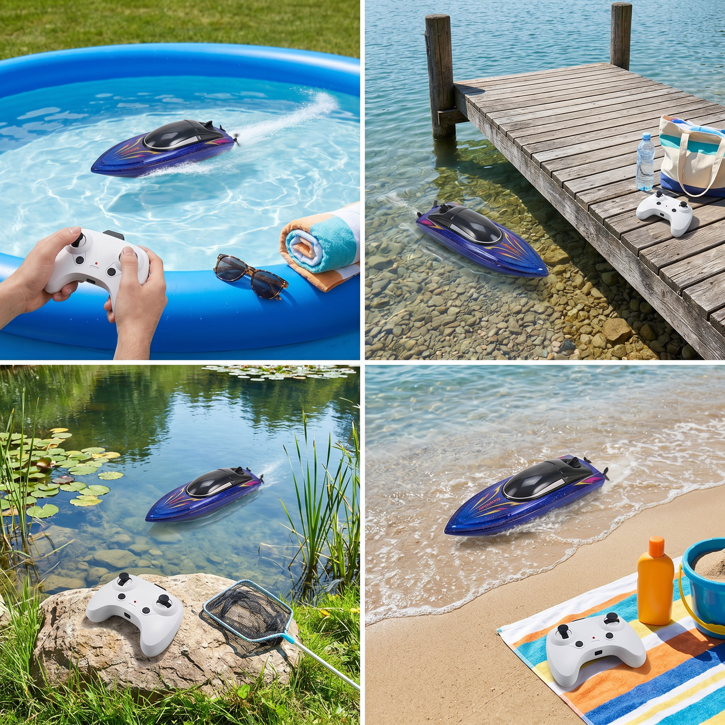 Electric Racing Boat for Fast Water Fun in Summer