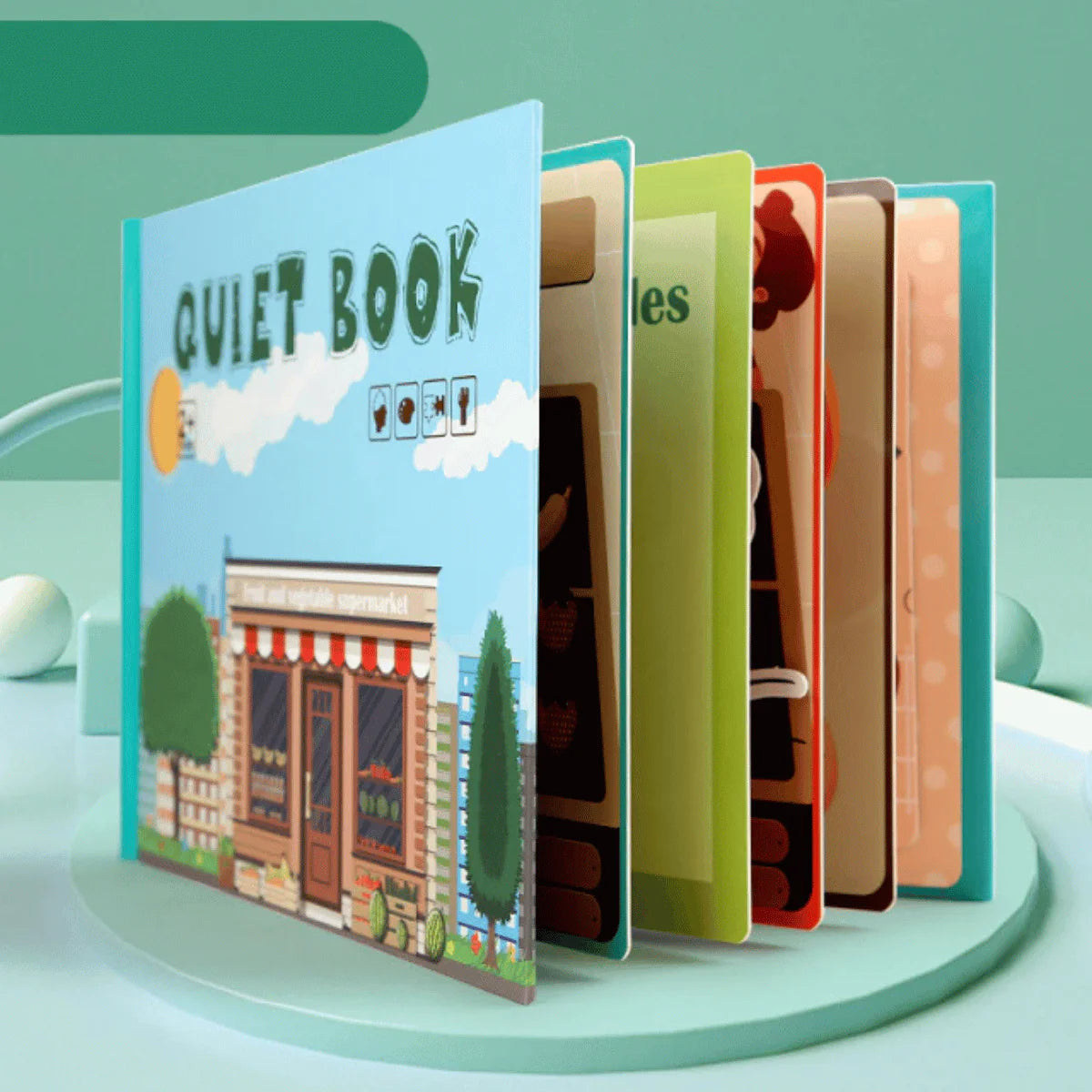 Interactive Learning Cloth Book