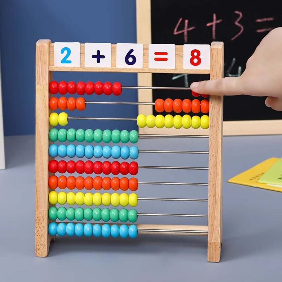 Wooden Abacus Counting Frame – Educational Toy for Learning to Count and Calculate