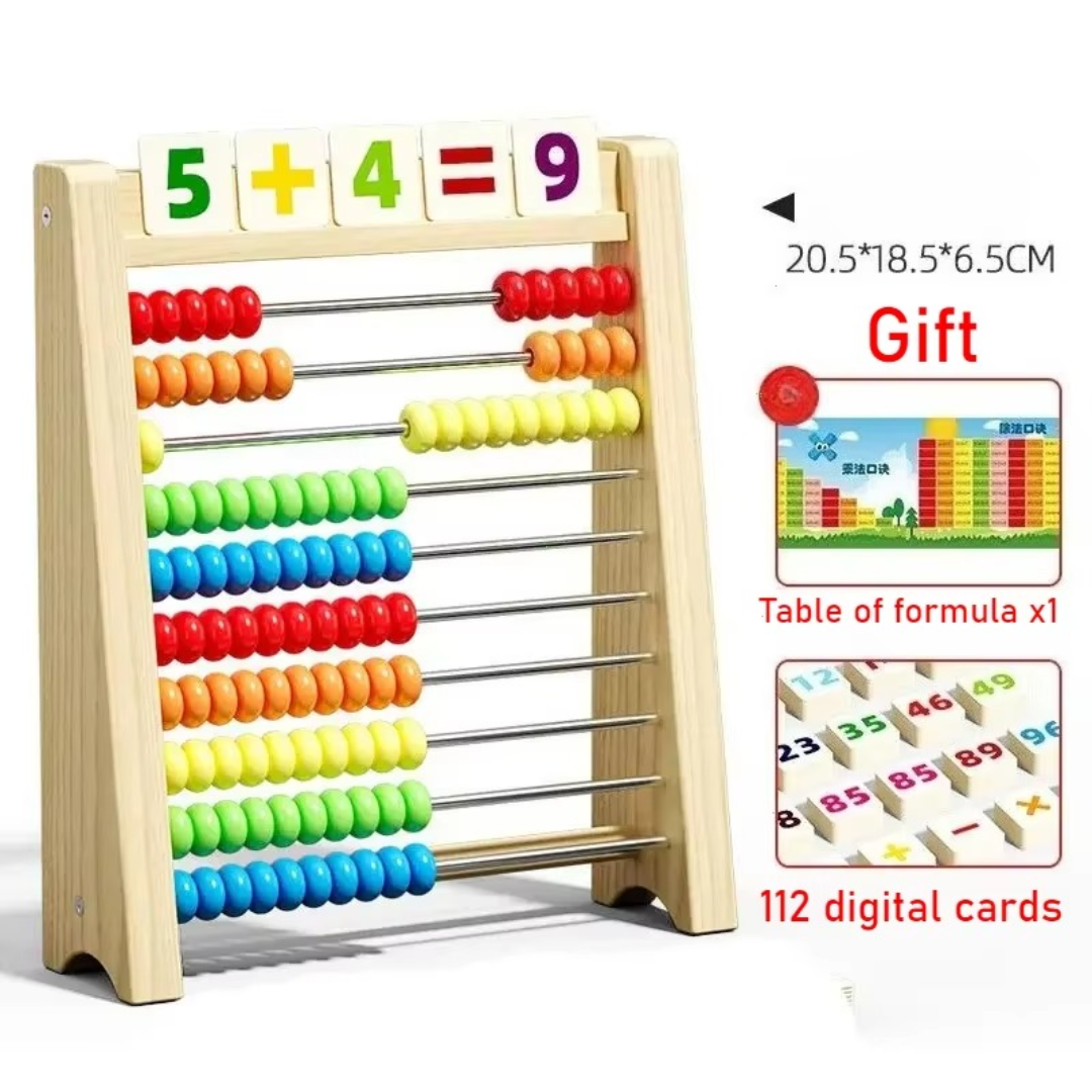 Wooden Abacus Counting Frame – Educational Toy for Learning to Count and Calculate