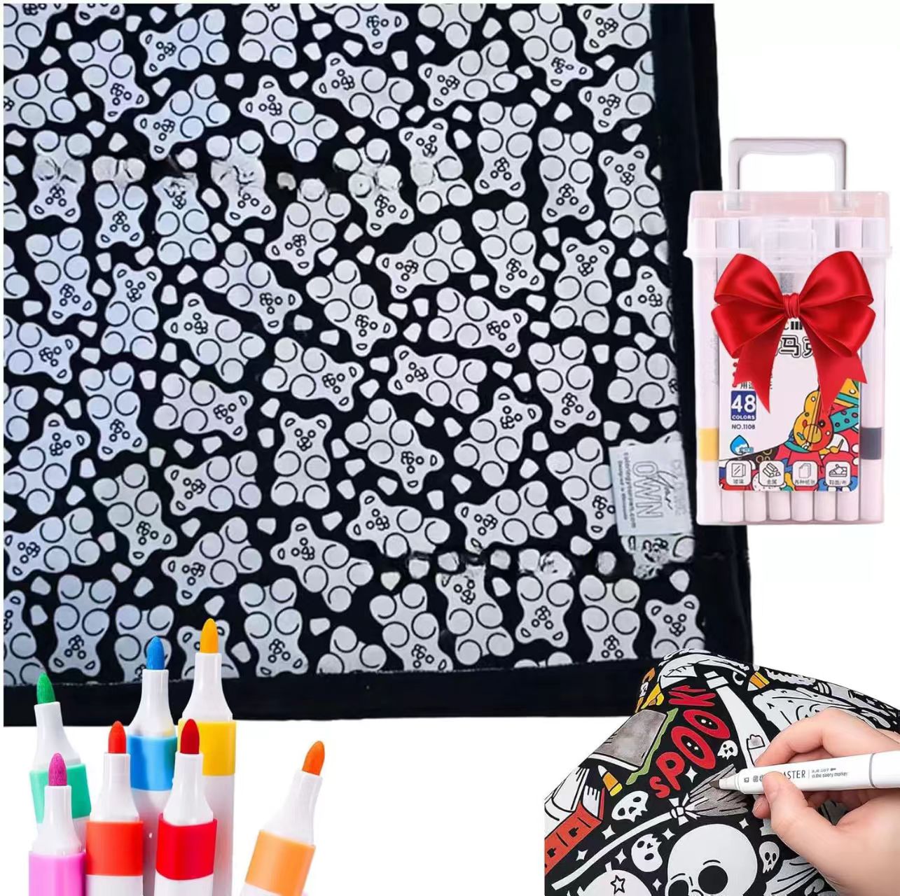 DIY Colouring Blanket for the whole family