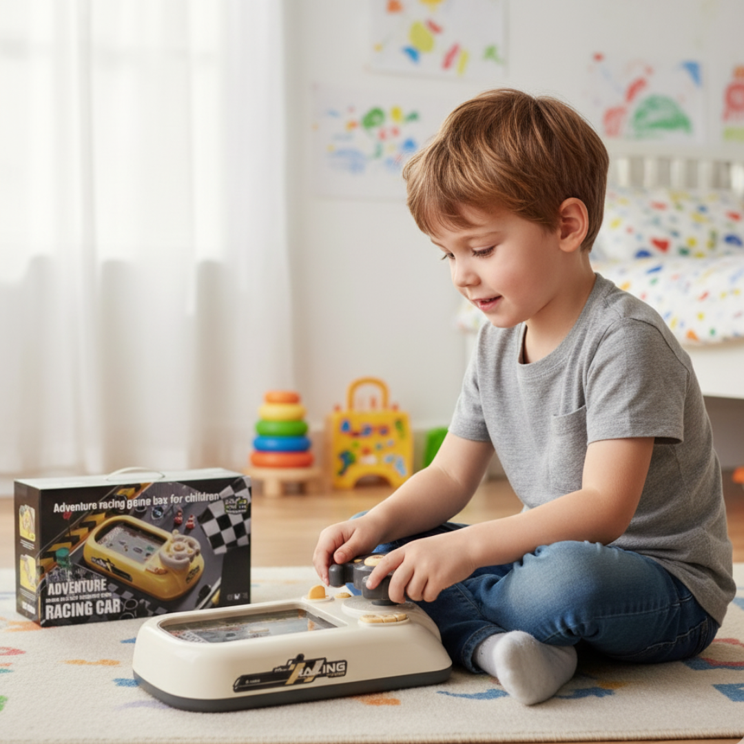 Adventure racing game box for children