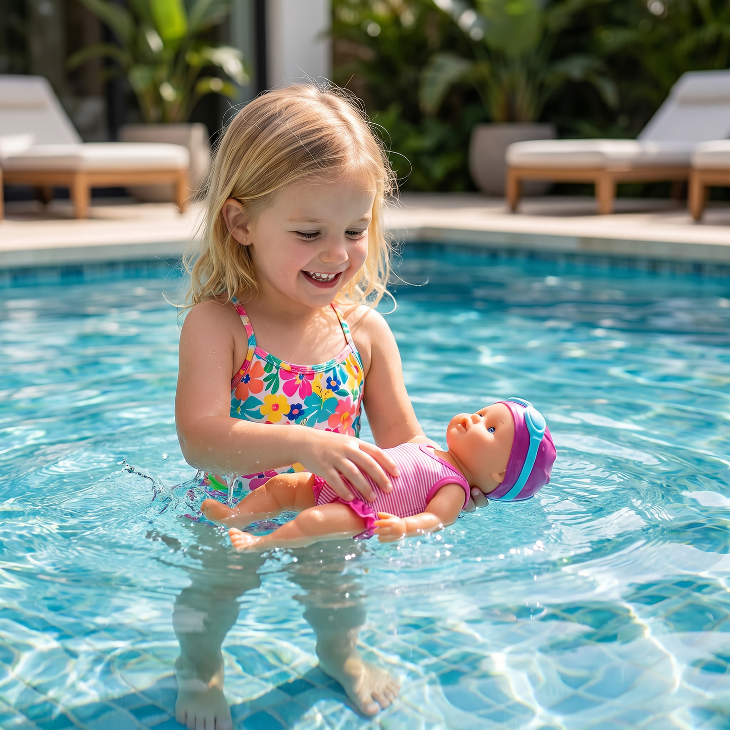Floating Baby Doll for Water Play