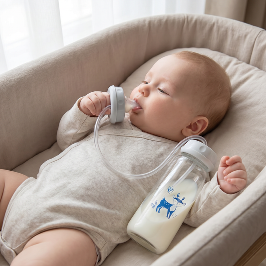 Hands-free Baby Feeding Bottle