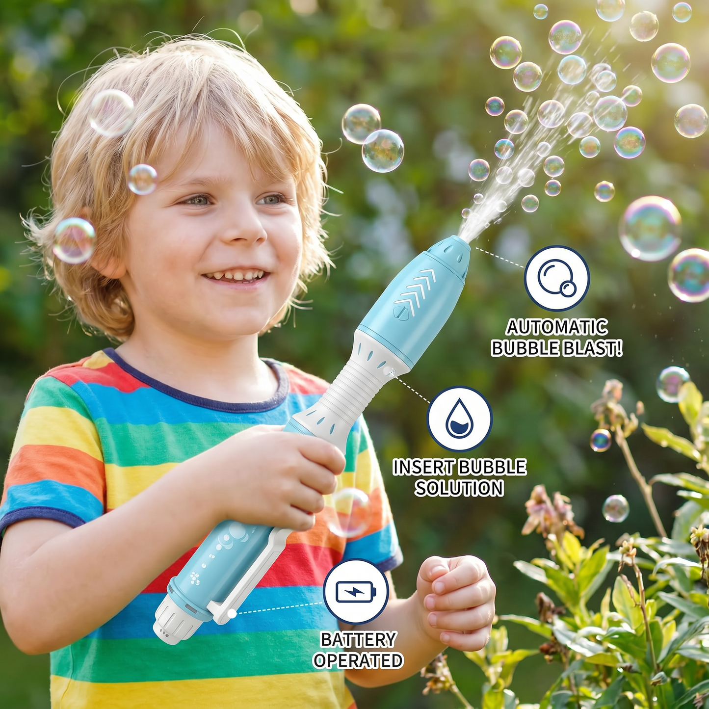 Magic Bubble Blaster Pen – Automatic Bubble Wand for Kids