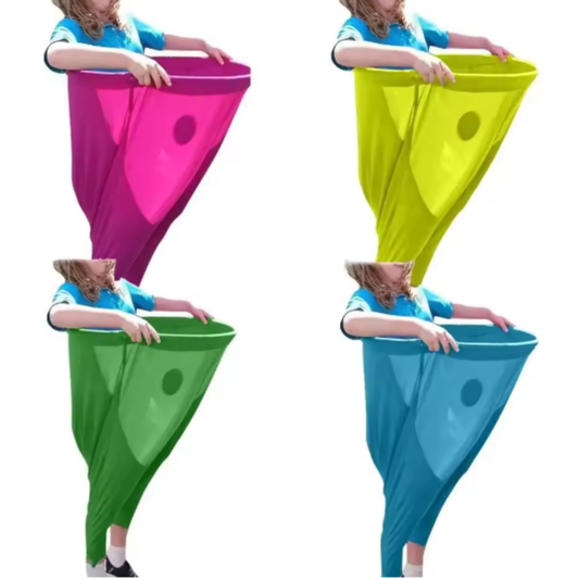 Clown trousers - catching ball family game