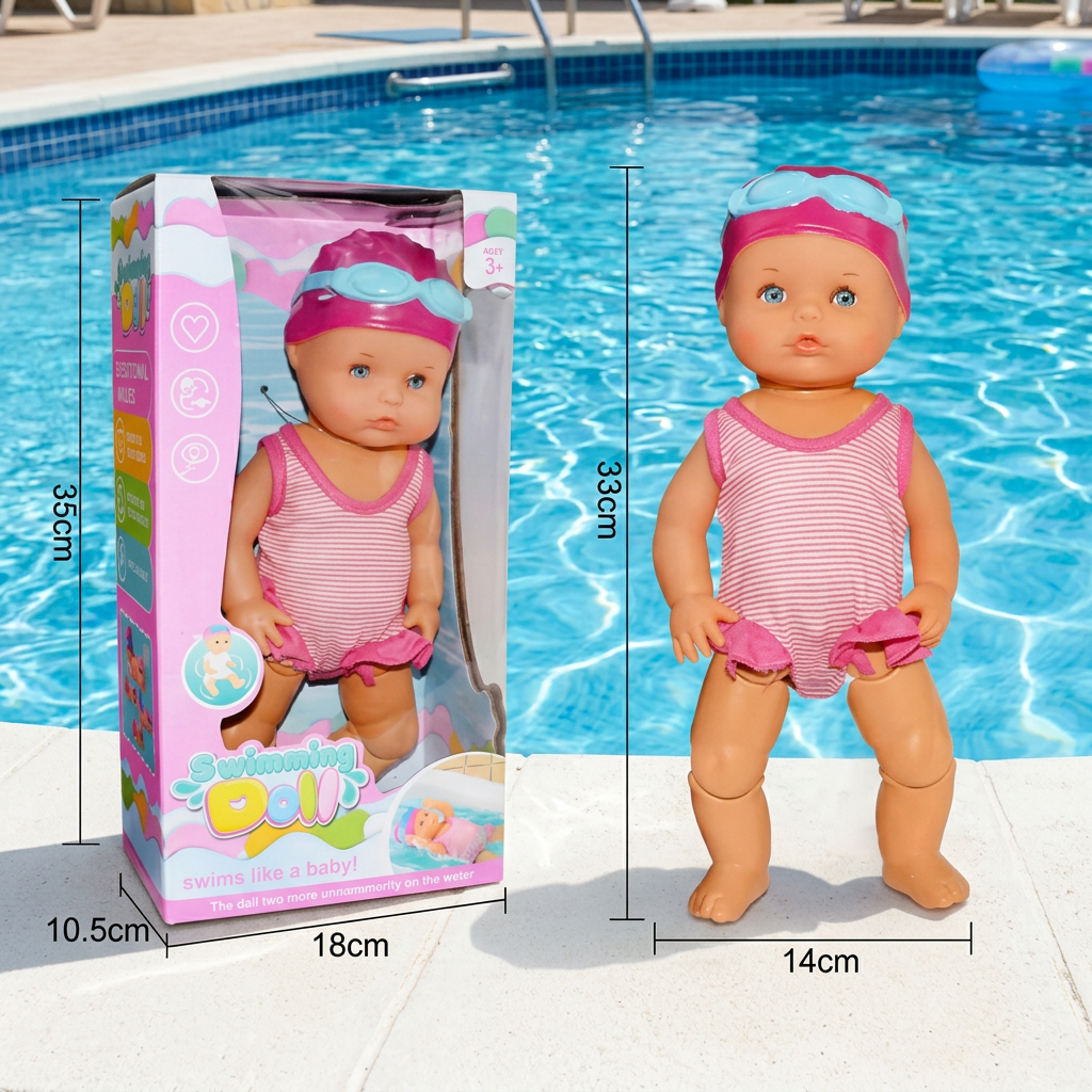 Floating Baby Doll for Water Play