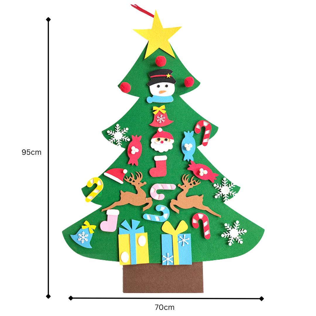 FeltTree - DIY Christmas Tree for Kids