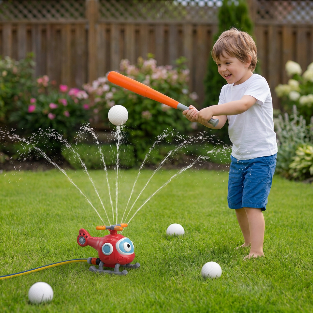Baseball Water Fun Sprinkler Play Set