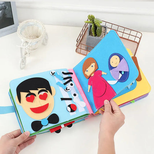 Sensory Learning Book - Montessori Fun for Kids