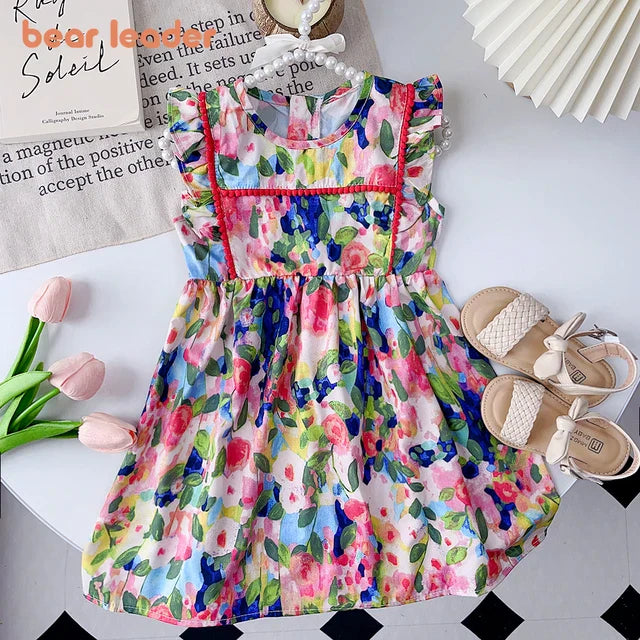 Summer Blossom - Girls' Floral Dress