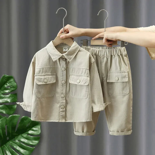 Autumn Denim Days – 2-Piece Cozy Kidswear Set