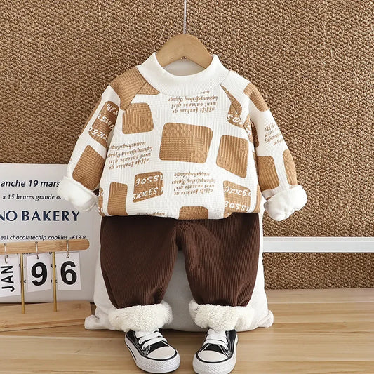 CozyFlex Boys’ Fleece Outfit – 2 Piece Set