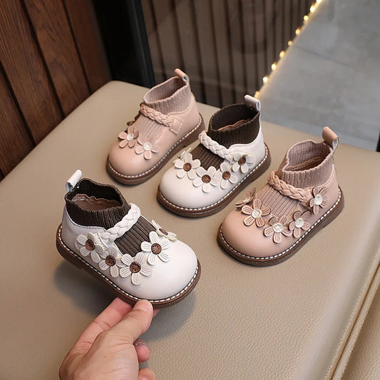 Floral Style Girls' Shoes