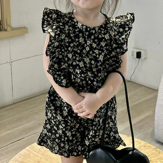 Mini Floral Dress - A Perfect Summer Look for Your Little One