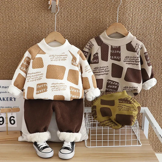 CozyFlex Boys’ Fleece Outfit – 2 Piece Set