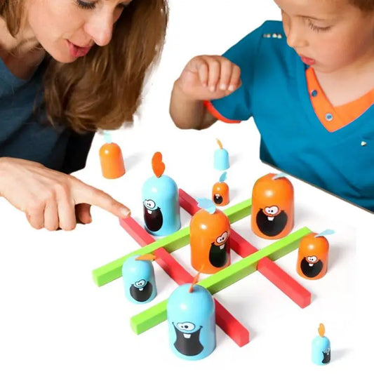 Chomp Tic-Tac-Toe Battle