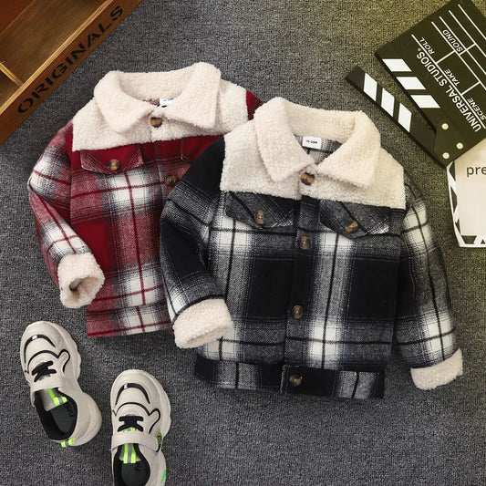 Plaid Warmth Kids Jacket