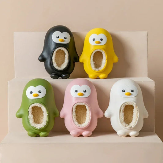 Cozy Penguin Slippers for Kids