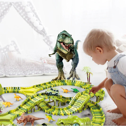 Dino Tracks - Dinosaur Adventure Race Set