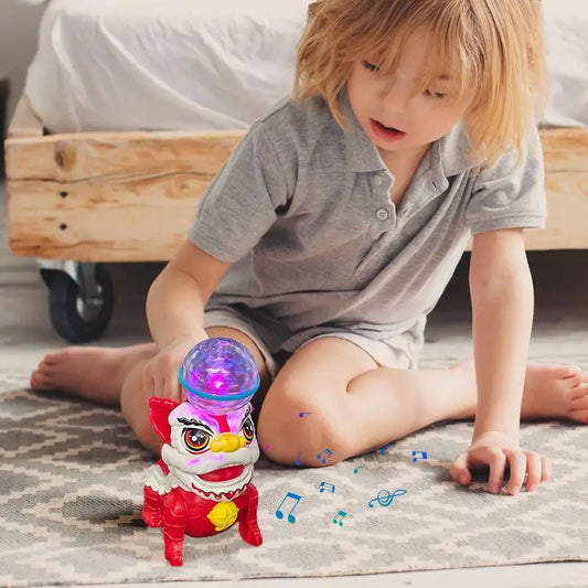 Dancing Lion Toy - Musical & Light-Up Fun