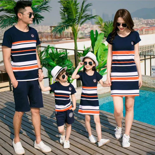Coordinated Family Striped Set